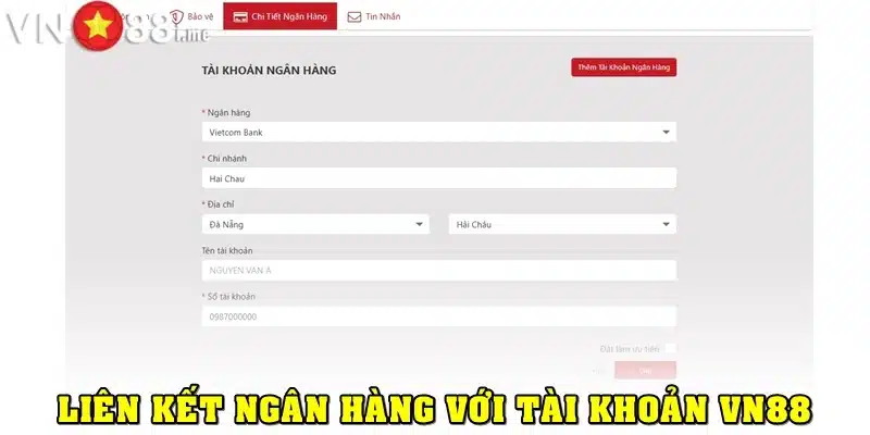 Các bước liên kết ngân hàng và tạo mã PIN giao dịch